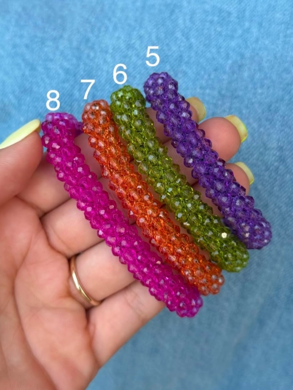 Colorful Stretch Beaded Bracelets